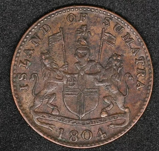 1804 Sumatra Keping Merchant Token GEF