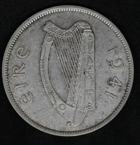 1941 Ireland Republic 1/2 Half Crown KM 16