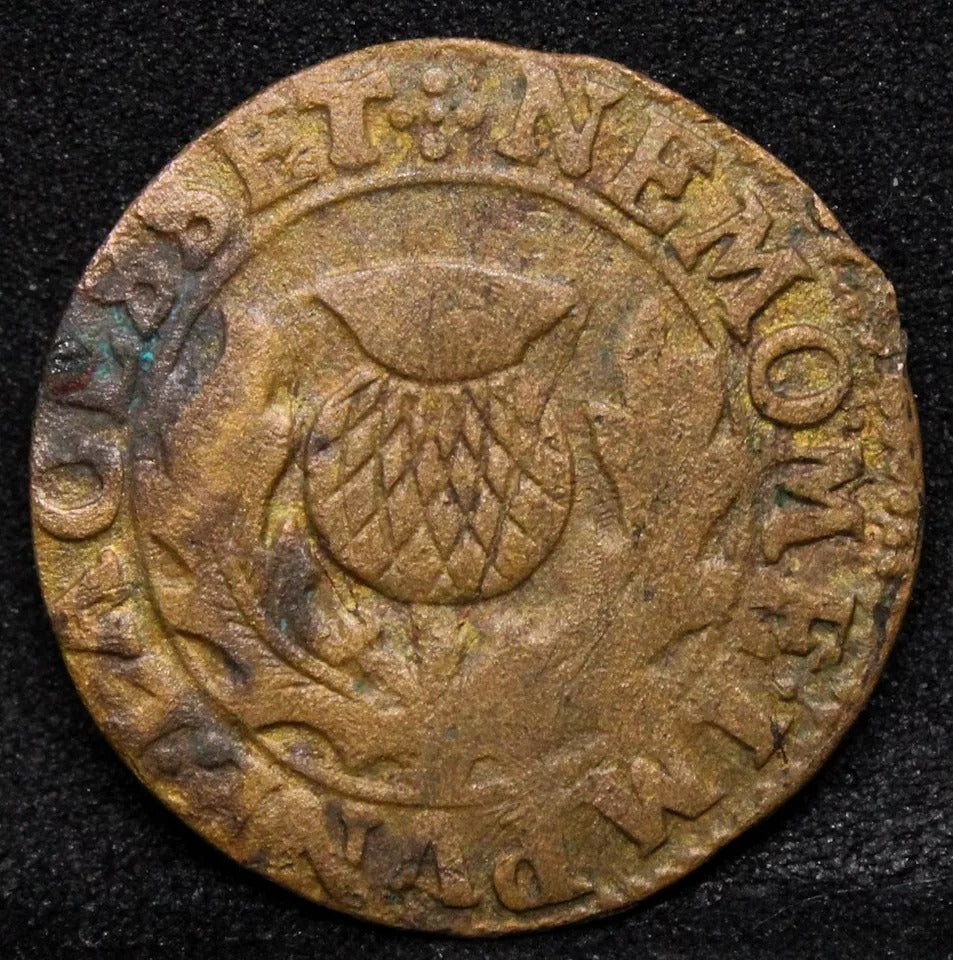 1 Turner ND (1663-1668),Charles II. Scotland Copper Coin. S.5625. GVF