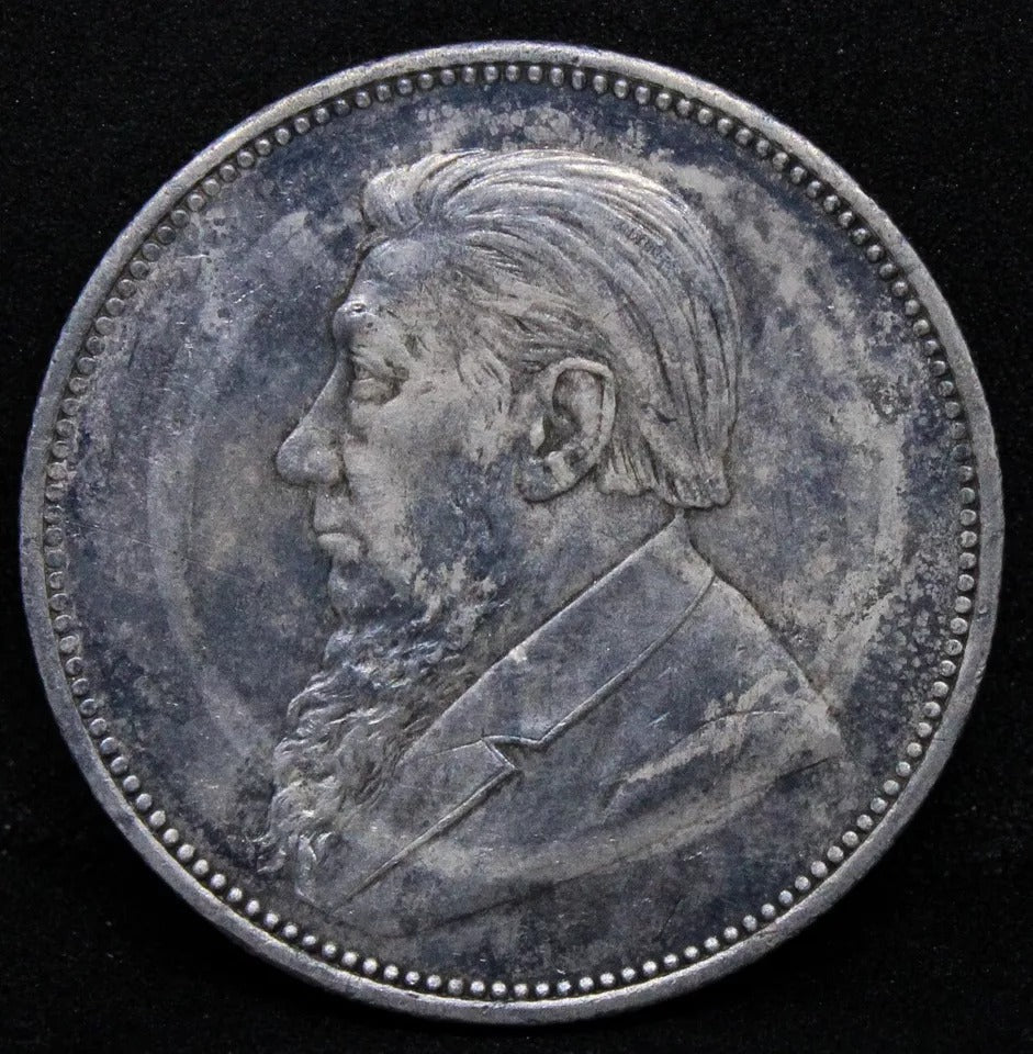 1896 South Africa 2 Shillings, KM-4. aUNC SOLD..