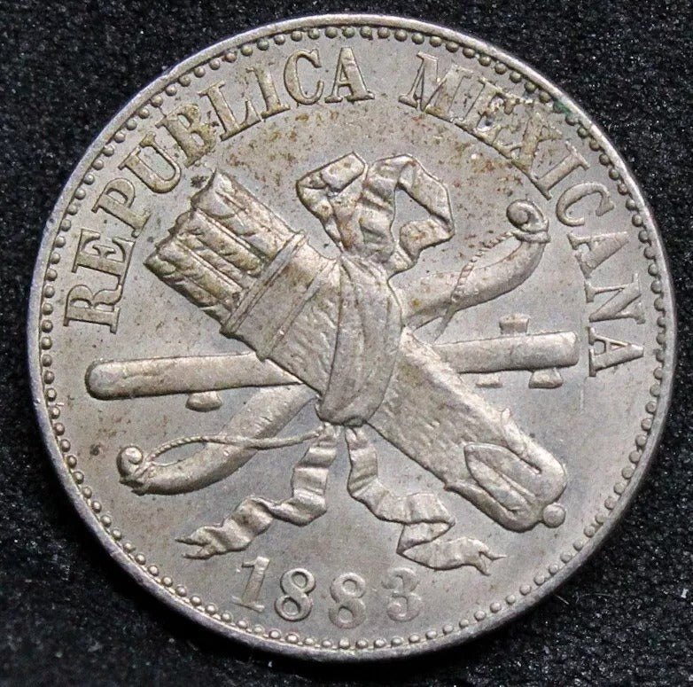 1 Centavos 1883. Mexico. KM-392. UNC
