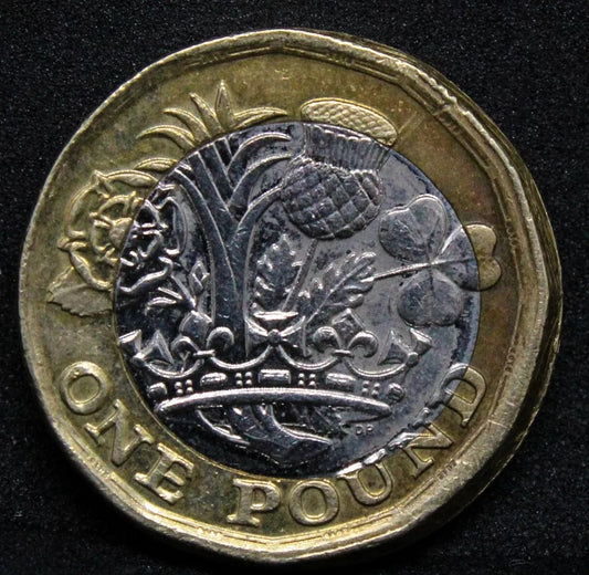 2016 Error Miss Struck/collar Slip £1, Centre Misaligned