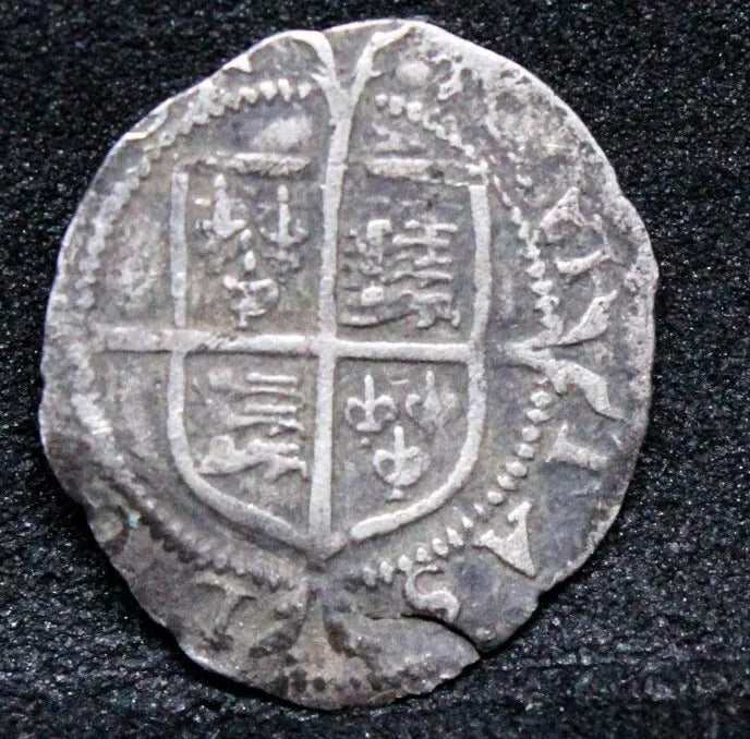 Hammered Penny, Elizabeth I, Second Issue(1560-61) S.2558. Bust 3B