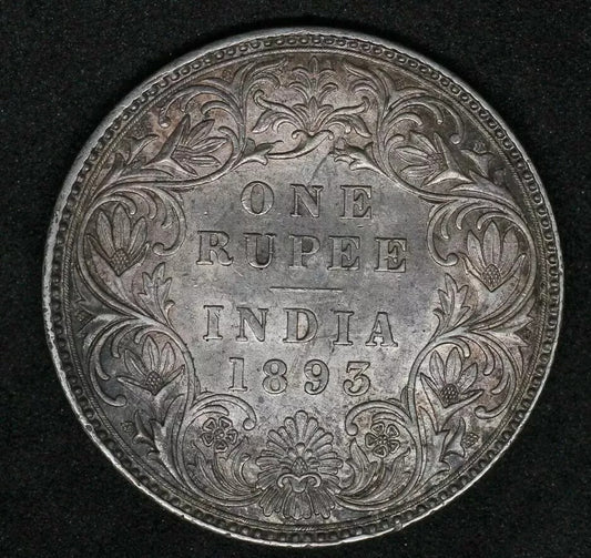 1893-B rupee Victoria India-British KM 492 #2