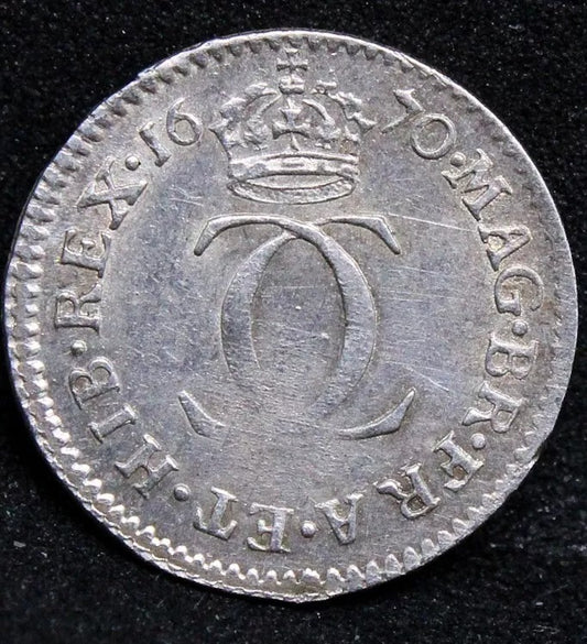 2 pence (maundy issue) 1670, Charles II. S.3388. EF