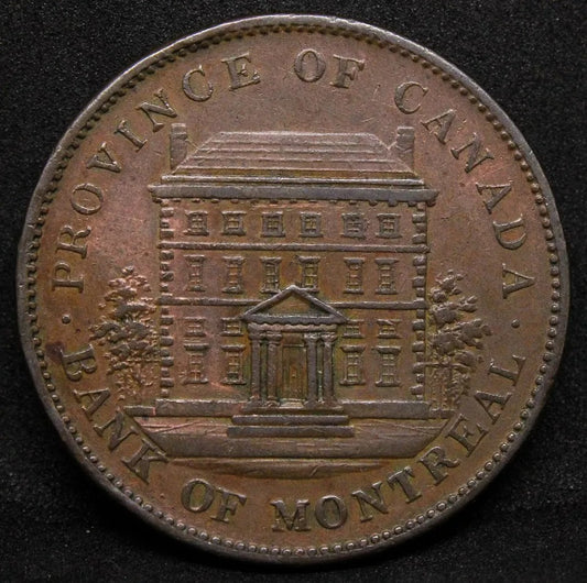 1 Penny 1842 - Montréal Bank Token Canada. CCT#:PC-2 aEF