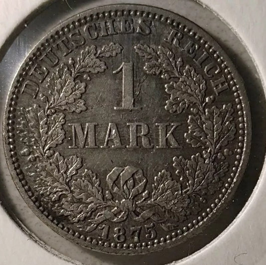 1875-A Mark Germany, German Empire aUNC