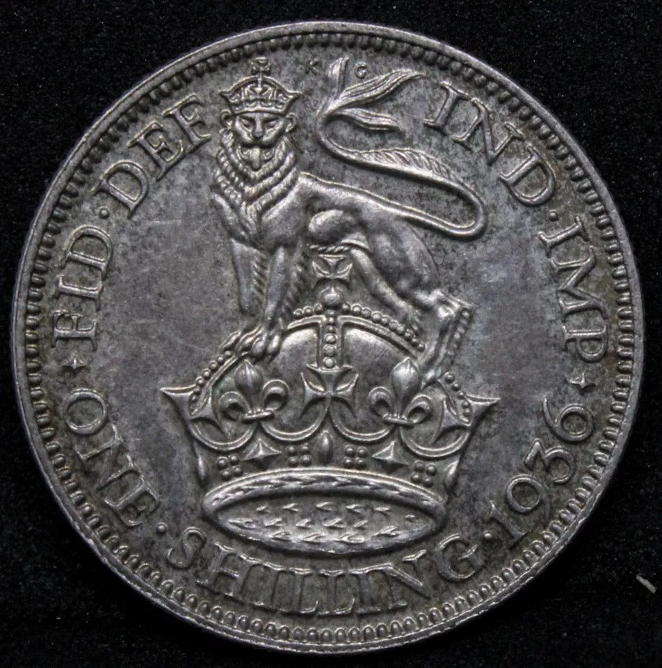 1 Shilling 1936, Britain George V. S.4039. UNC #2