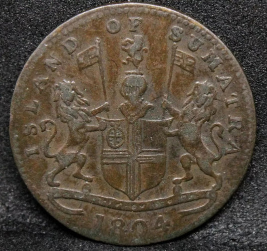 1804 Sumatra Keping Merchant Token