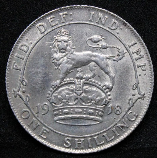 1  Shilling, 1918 George V, S.4013 EF