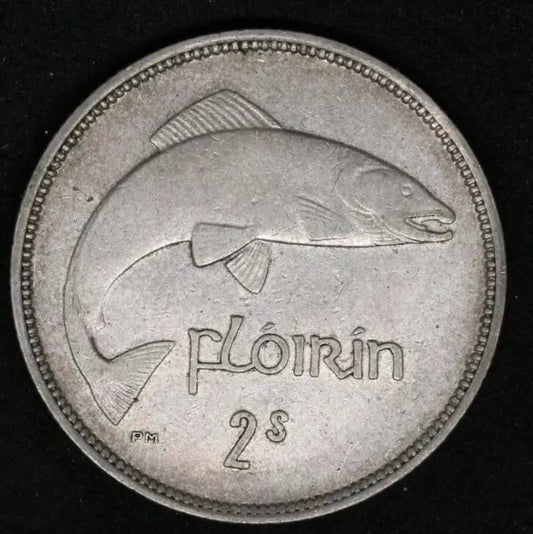 Ireland Free States 1939 2 shillings Florin EF