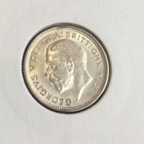 1926 6 pence George V Silver Coin Six Pence
