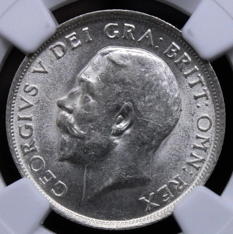 1  Shilling, 1916 George V, S.4013 NGC AU58