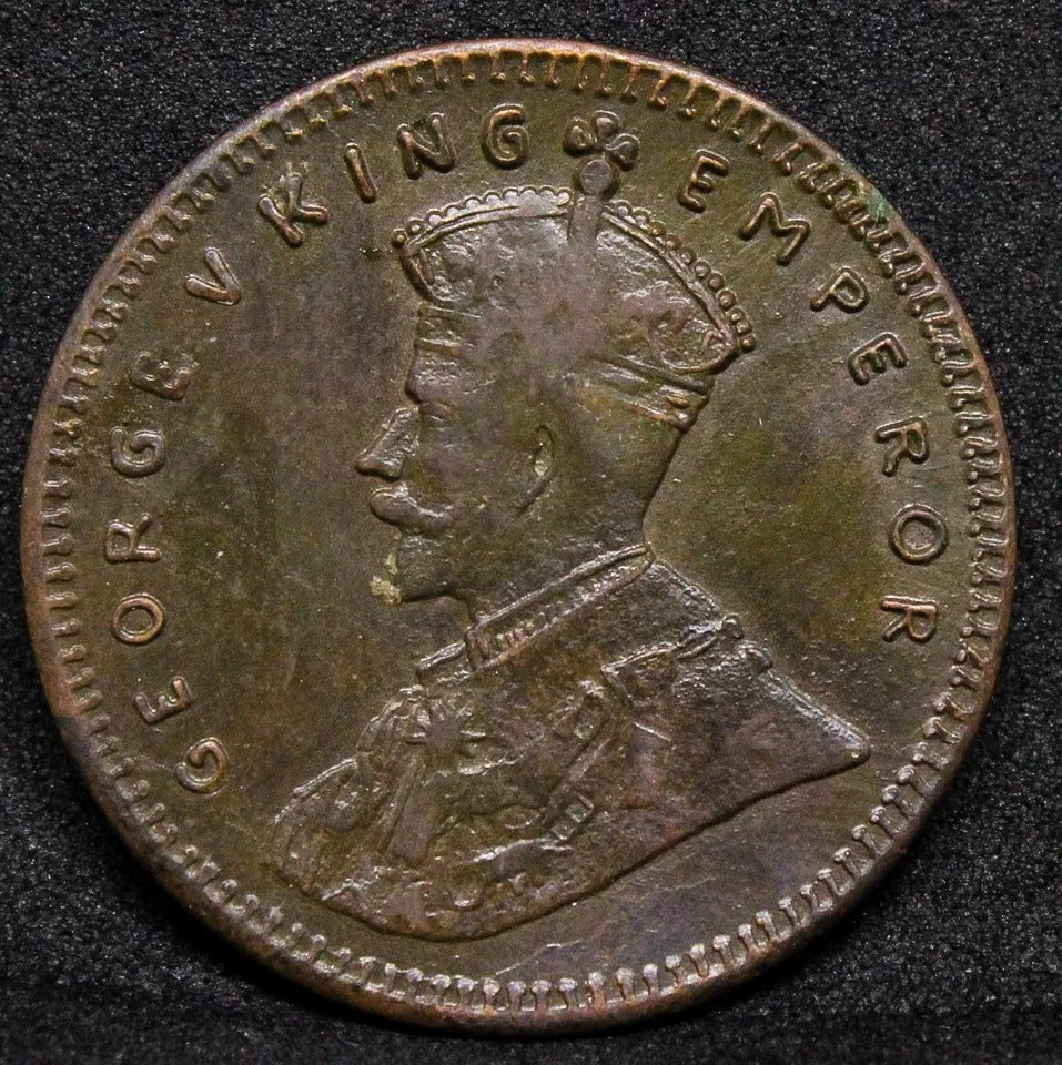 George V copper India Token #2