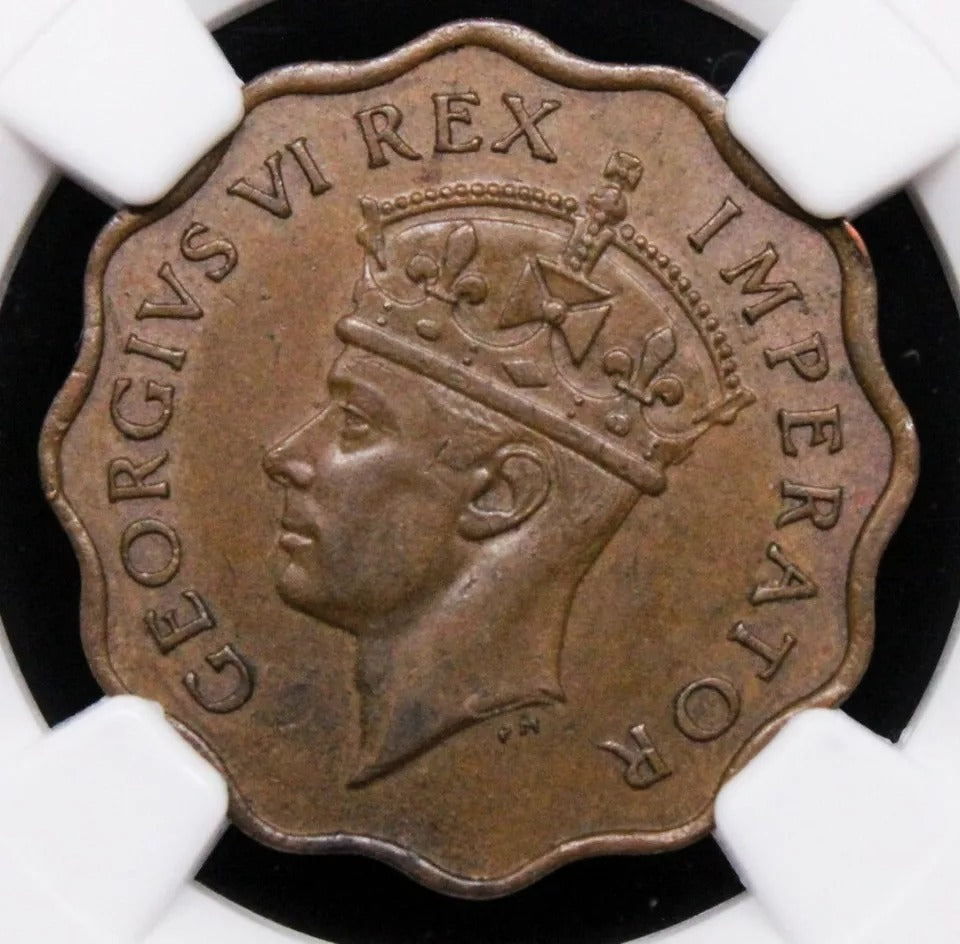 1942 Piastre, Cyprus. King George VI. NGC MS61 UNC KM-23a