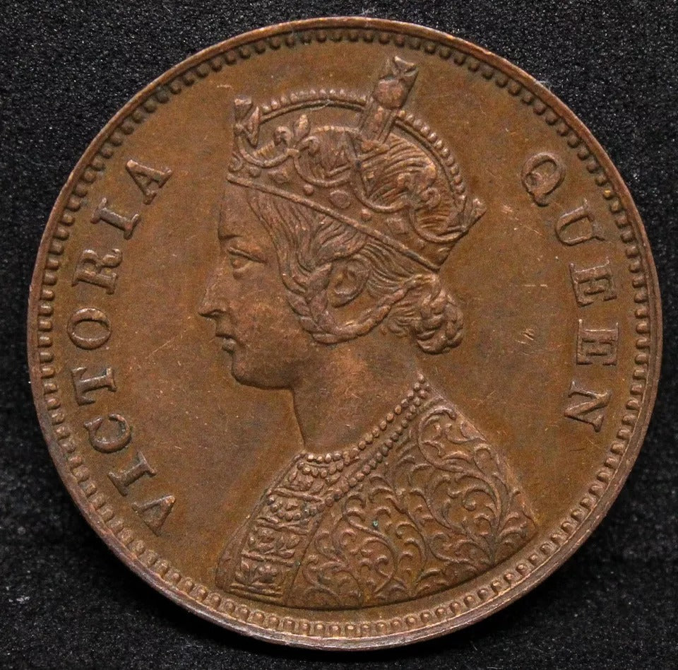 1/4 Anna 1862, British India, Queen Victoria. KM-467.
