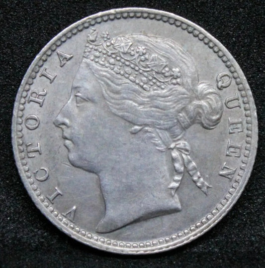 1898 straits settlements 10 Cents, Queen Victoria. KM-11 UNC