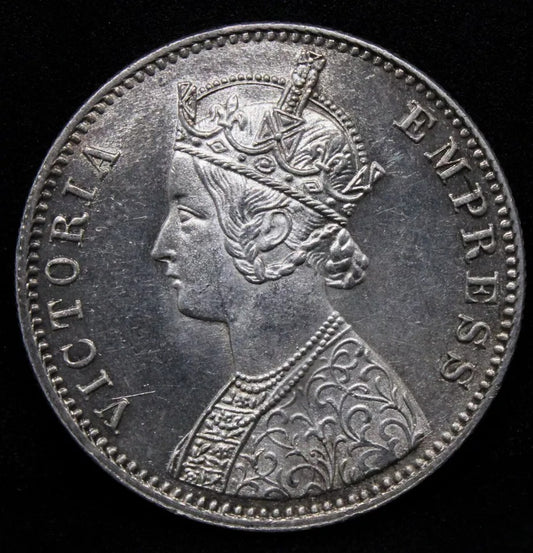 1901-C Victoria India-British Rupee KM 492 UNC