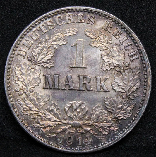 1 Mark 1914 -C German Empire. Wilhelm II. KM-14 UNC