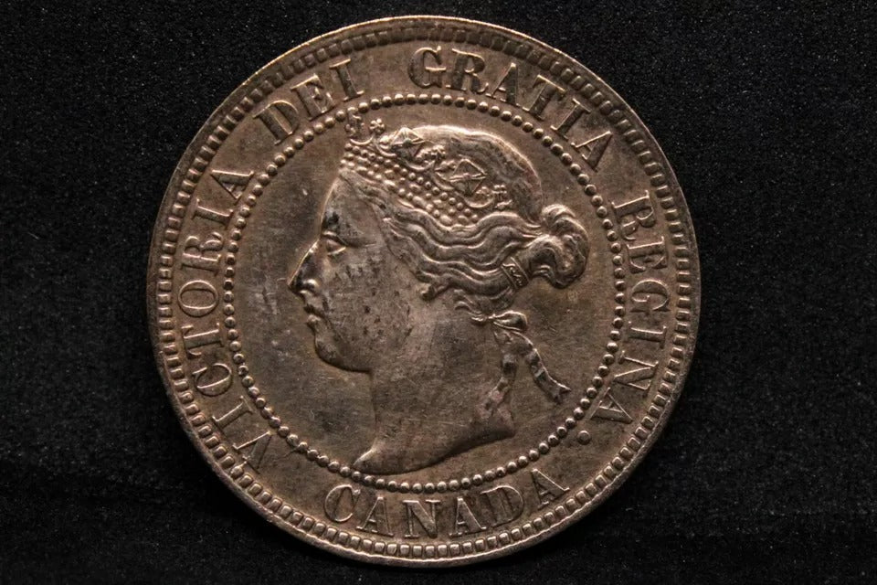 1 cent 1899, Canada, Victoria. KM-7 EF Cleaned