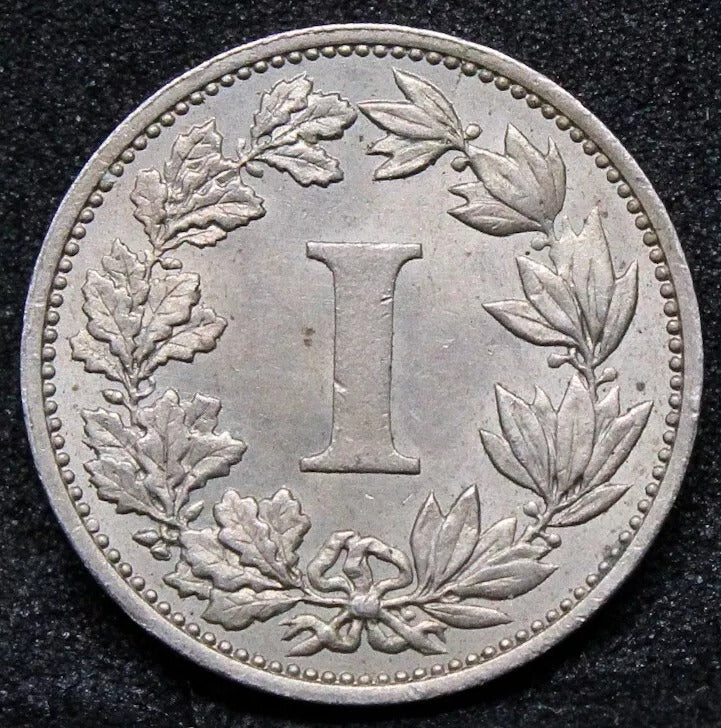 1 Centavos 1883. Mexico. KM-392. UNC