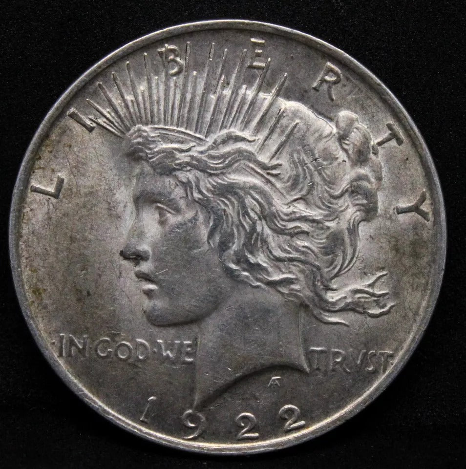 1922 $1 Peace Dollar, United States USA #2